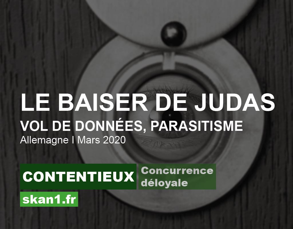 Le baiser de Judas | Contentieux