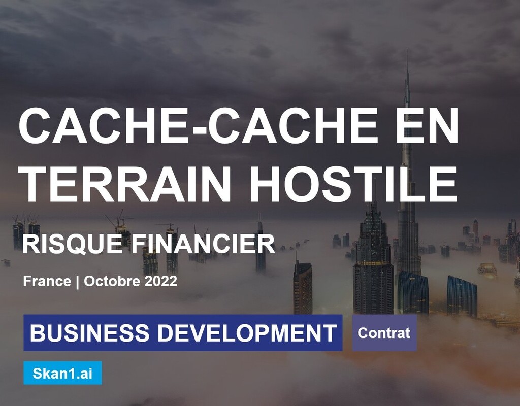 Cache-Cache en terrain hostile | Business Development